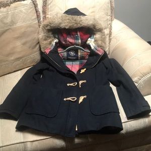 American eagle navy winter coat/pea coat.